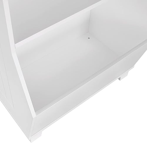 Miniatura 7 de RiverRidge Estantería infantil de 23 pulgadas con organizador de juguetes, color blanco Blanco,Blanco con 2 cubos Aqua,Blanco con 2 cubos