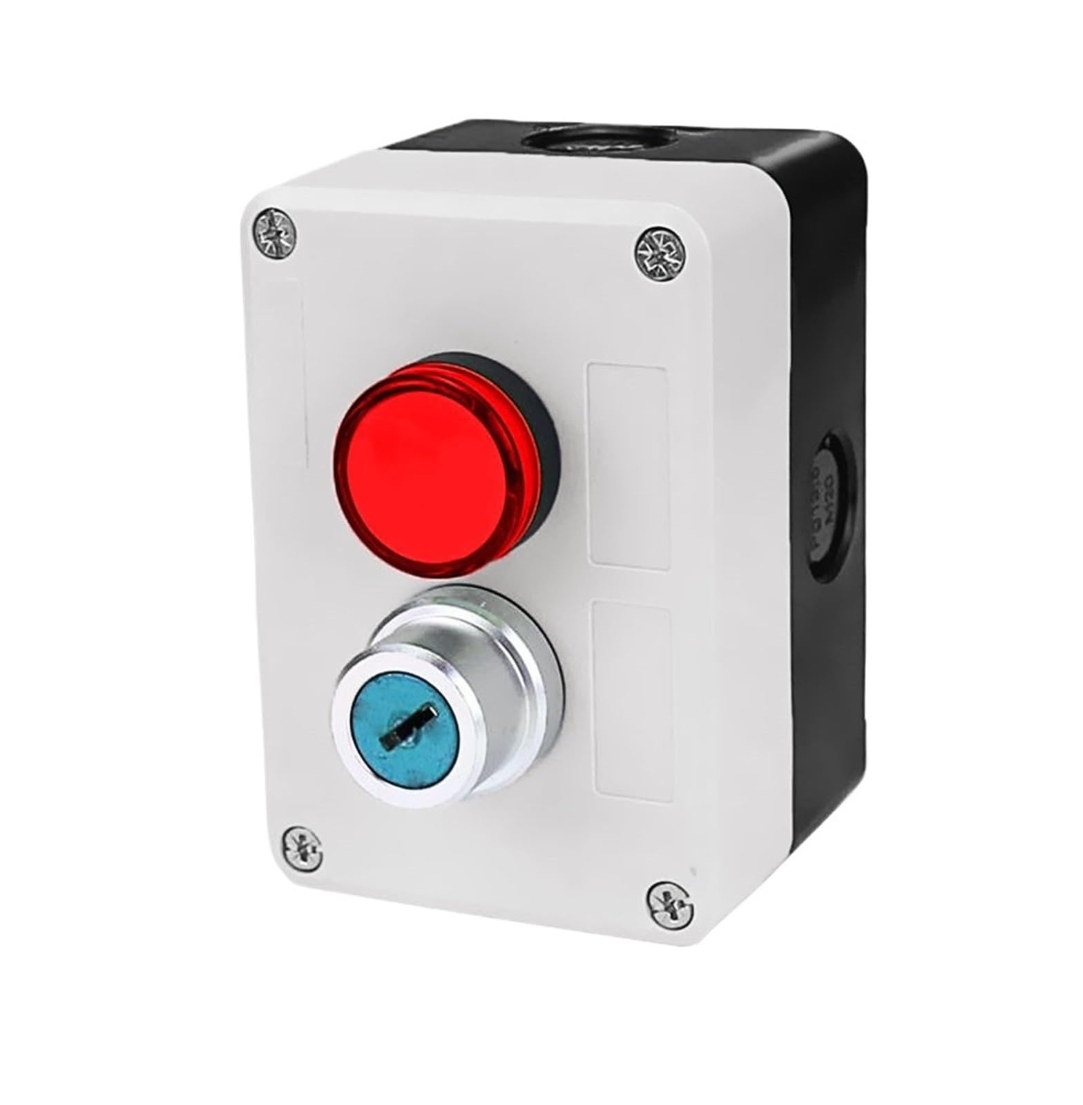 Interruptor de botón impermeable 220V autosellante de arranque y parada para cuadro eléctrico