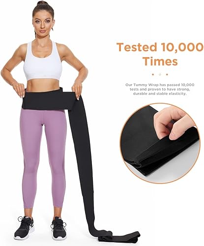 Miniatura 3 de Waist Trainer for Women Lower Belly Fat, Stomach Wraps for Weight Loss, Waist Trimmer for Women & Men, Stomach Shapewear,Machine Washable Waist