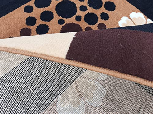 Image of Home Decore Acrylic Carpet for Your Living Room & Drawing Room Aywhere in Your Home (210x300 Gold Colour)- 7x10 Feet