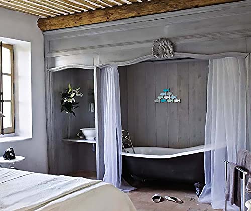 SAILINGSTORY Wooden Fish Wall Decor Coastal Beach Decoration for Home Lake House Decor Small - Image 4