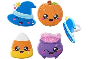 Halloween Cuties Cupcake Rings Party Favors