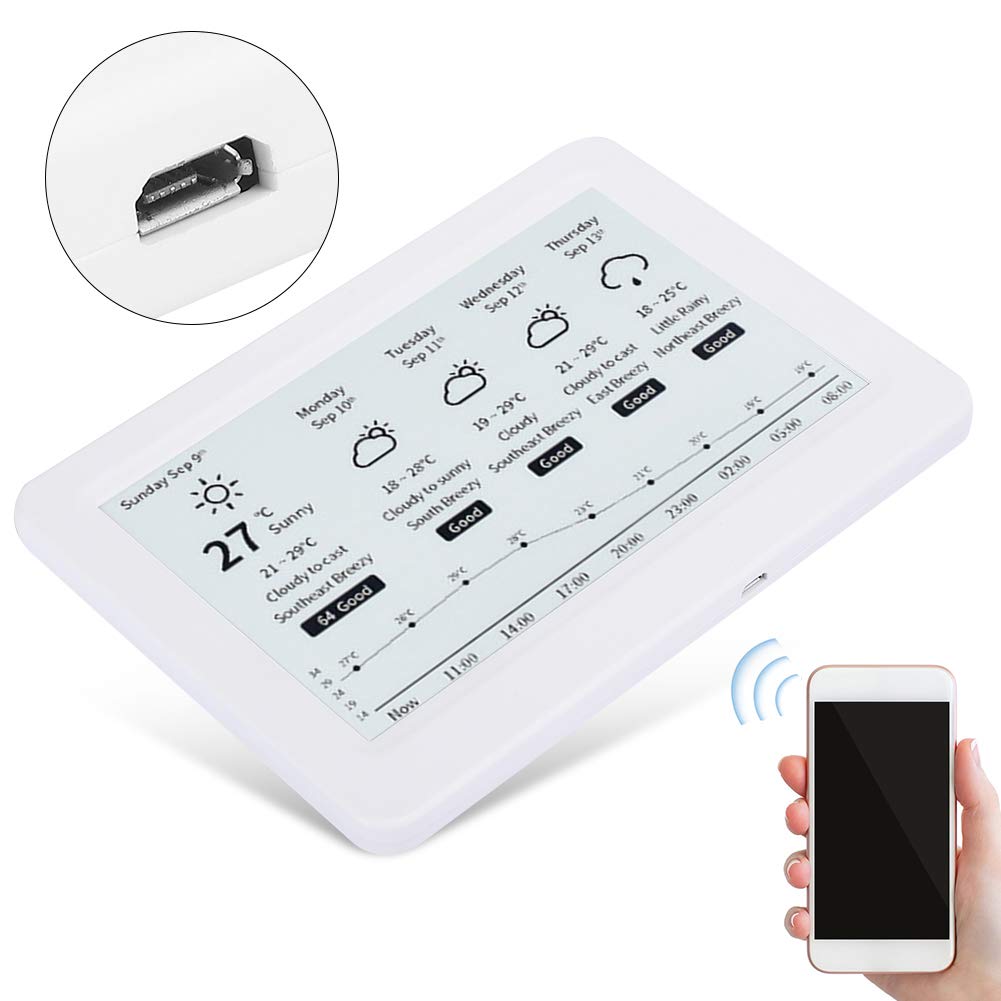 Cryfokt Spazzolatura Elettrica Wireless per Schermo E-Ink da 7,5 Pollici per L'installazione del Cartellino del Prezzo Elettronico (schermo a inchiostro)