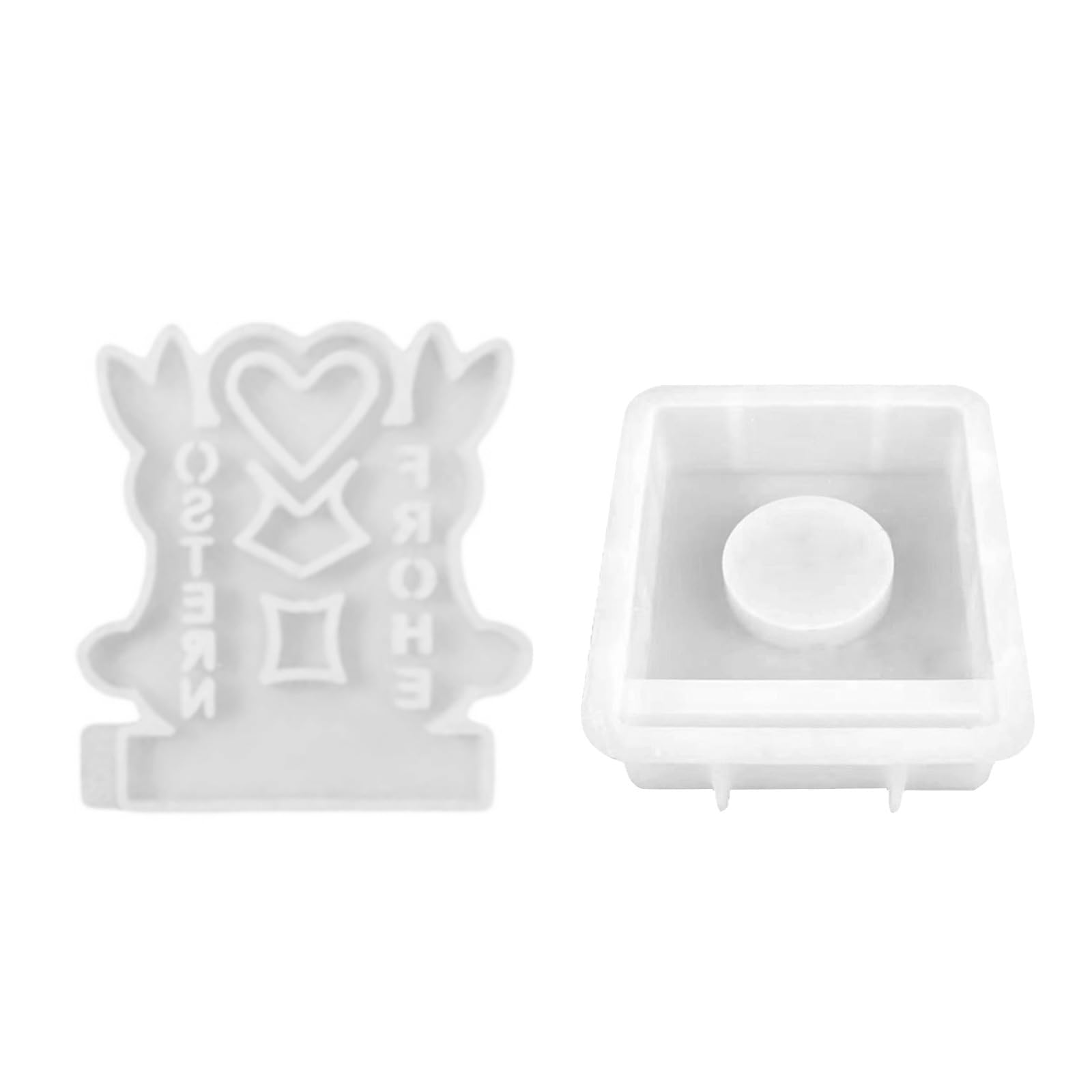 Jazuaiao Theme Tealight Holder Molds, Molds with Base for Making Tealight Art Craft Soap