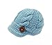 Bestknit Baby Boys Crochet Knit Newsboy cap Photography Brim Buttons Hat Samll Blue