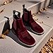 Men’s Velvet Chelsea Boots Green Velvet Ankle Dress Boots for Men Comfortable Slip On Fashion Footwear Unique Smart Casual Style