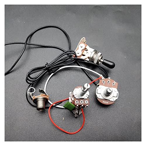 Zengxue M^[C[n[lX3sbNAbv1V1TA500KvbVvB500KrbO|bg6.35o̓C^[tF[Xt3EFCgORo[^[ Guitar Wiring Harness (Color : Chrome interfa