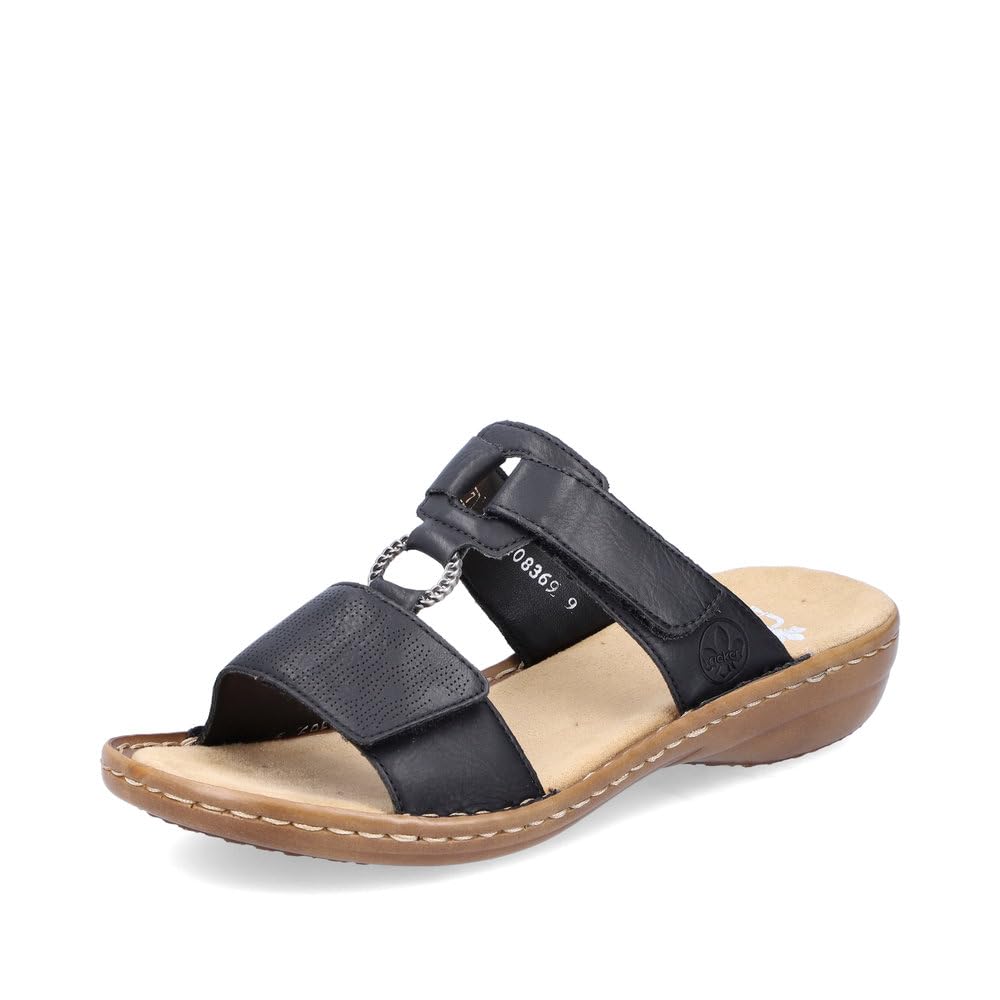 Rieker Women's Frühjahr/Sommer 628m6 Mules, Black00, 4 UK