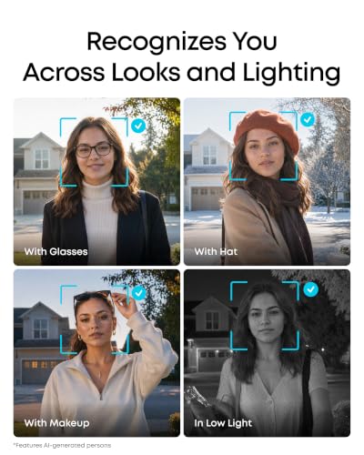 Image of eufy Security Smart Lock E40, Front Door Deadbolt with Facial Recognition | 3-in-1 Smart Entry with Video Doorbell, 2K Camera, Face Unlocking Keyless Entry, 32GB Local Storage, Dual Power, Matter