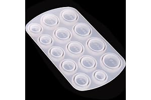14-piece Resin Molds Silicone Ring, 5.5mm Ring Silicone Molds