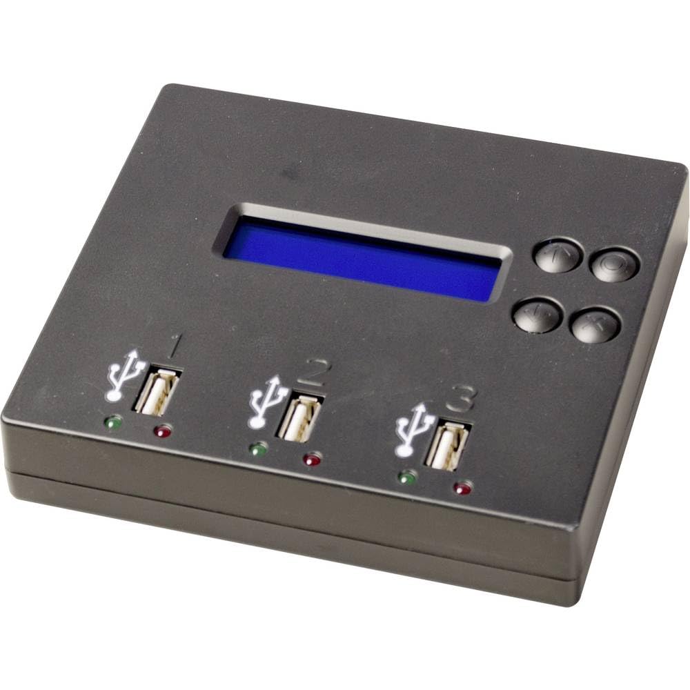 Renkforce UB300 2fach USB-Kopierstation USB-A (USB 2.0) tragbar