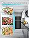 BLACK+DECKER 24 Cu. Ft. Top Mount Refrigerator with Ice Maker, 2-Door Refrigerator with Top Freezer, Freezer with Icemaker and Adjustable Temperature Control, ENERGY STAR, BR2400JIMB, Black