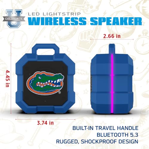 SOAR NCAA Shockbox LED Wireless Bluetooth Speaker, Missouri Tigers - image 3