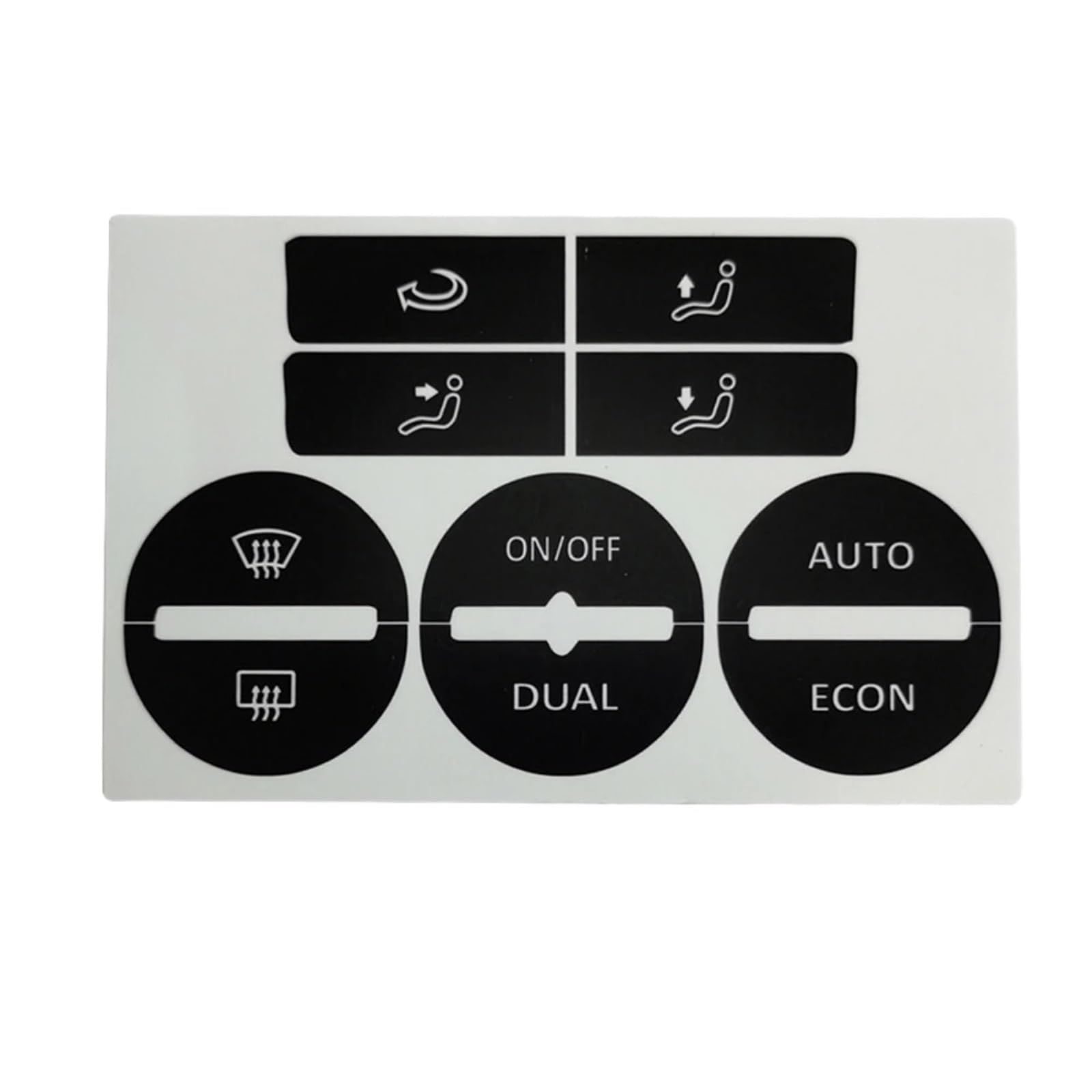 Repair Patch Compatible with VW for Passat 2005 2006-2010 Cars Button Repair Stickers Center Console AC Climate Control Buttons Worn Repair Kits Decals Stickers