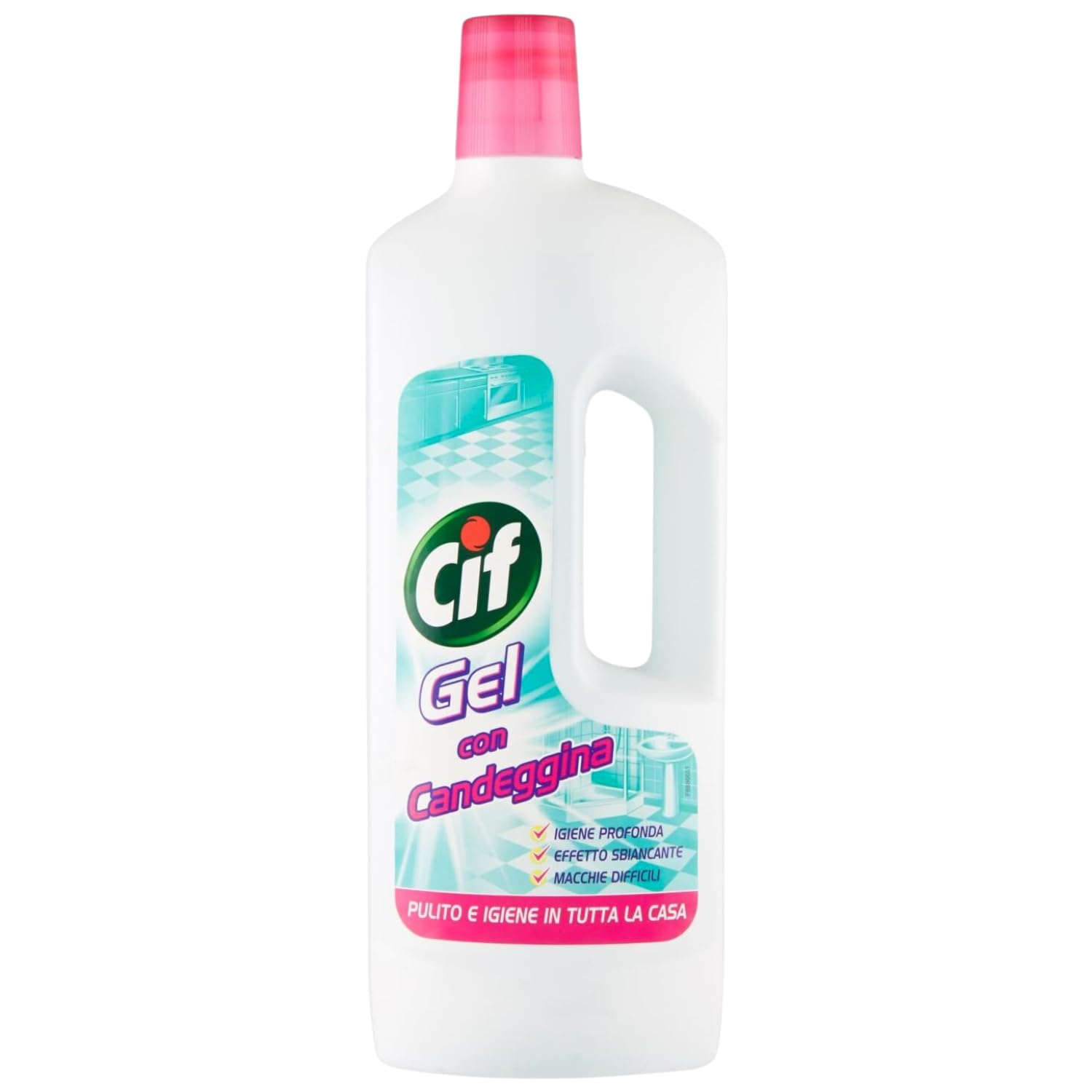 Gel Detergente con Candeggina – Pulizia Profonda Igienizzante – 750 ml – kit con Spugna Brandizzata SPESA & RISPARMIO Inclusa Variazioni 4/8/12 Pezzi (12)