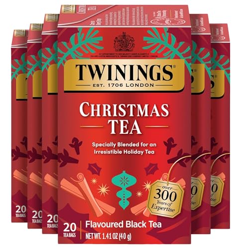 25% coupon - Twinings Christmas Black Tea, Cinnamon & Clove, 120 Teabags