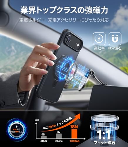 TORRAS TORRAS iPhone Air 用 ケース Ostand Q1 Guardian の商品画像 3