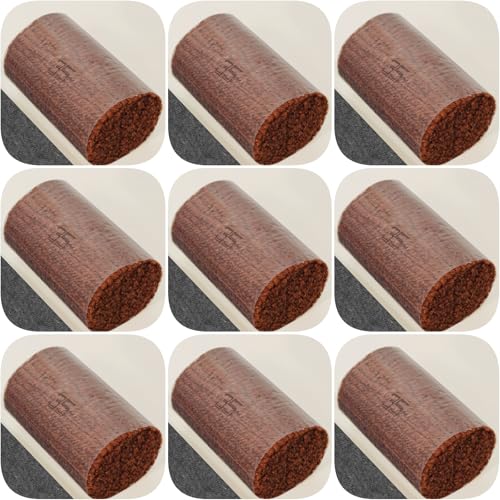 Image of Yglnden 10 Bundles Latch Hook Kit Colorful Yarn Bundles Cut Rug DIY Latch Hook Yarn for Handmake Craft Sewing Knitting for Adults (10 Bundles# Brown B)