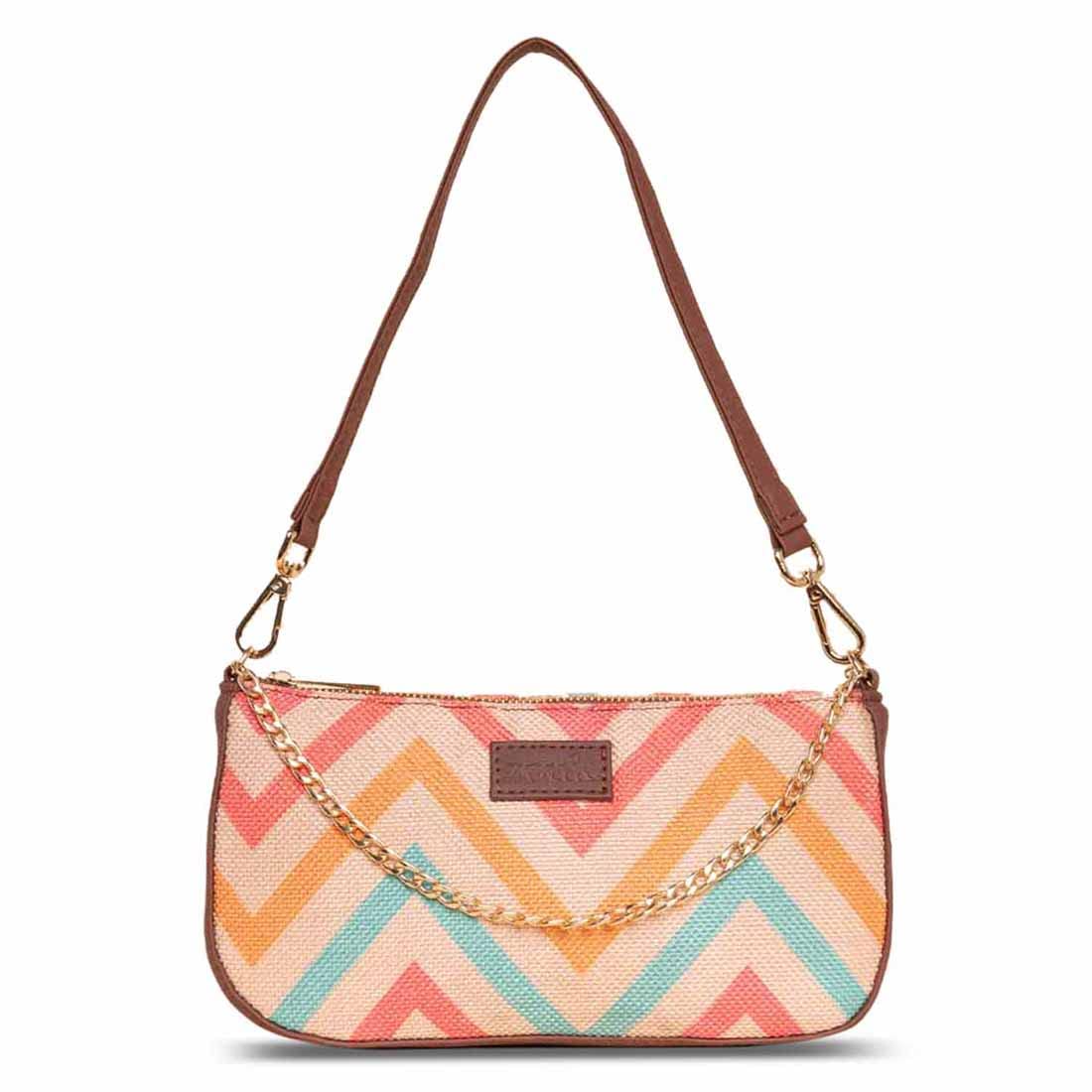 ZOUK WaveBeach Printed Womens Handcrafted Vegan Leather Multicolor Casual Mini Shoulder Bag - Multicolor (B0BQN2Y298) Amazon Price History, Amazon Price Tracker