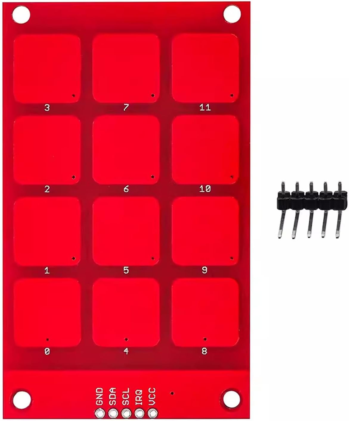 MPR121 12-KEYs Capacitive Touch Module, 3.3V High-Sensitivity KEYsboard for Microcontroller Integration Capacitive Touch Sensors Module