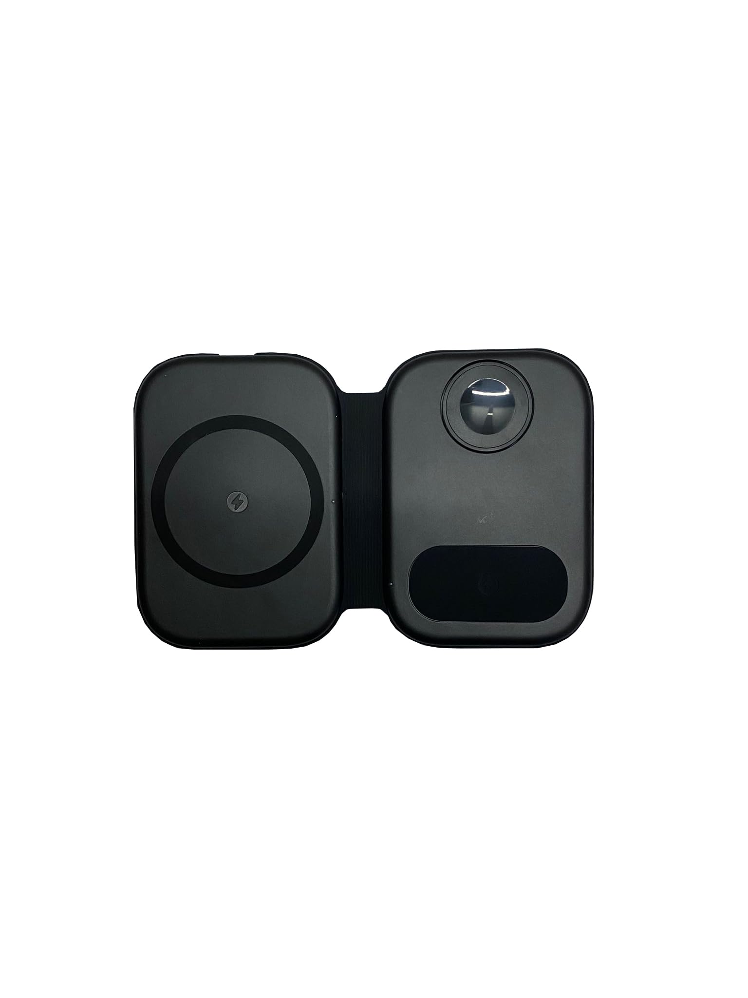 3 In 1 Caricatore Senza Fili, Stazione Di Ricarica Magnetica Pieghevole, Pad Di Ricarica Wire less Veloce Da 15W, Compatibile Con 14/13/12 Pro/, Airpods 3/2/Pro, iWatch (nero