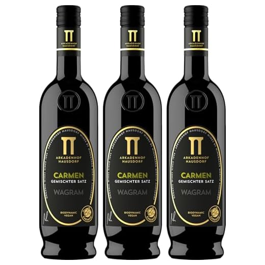 Gemischter Satz CARMEN - Der Begehrte | Bio Weißwein trocken | biologisch, vegan, histaminfrei, handlese | Qualitätswein aus Österreich, Wagram | Bioweingut Arkadenhof Hausdorf (3x 0.75l)