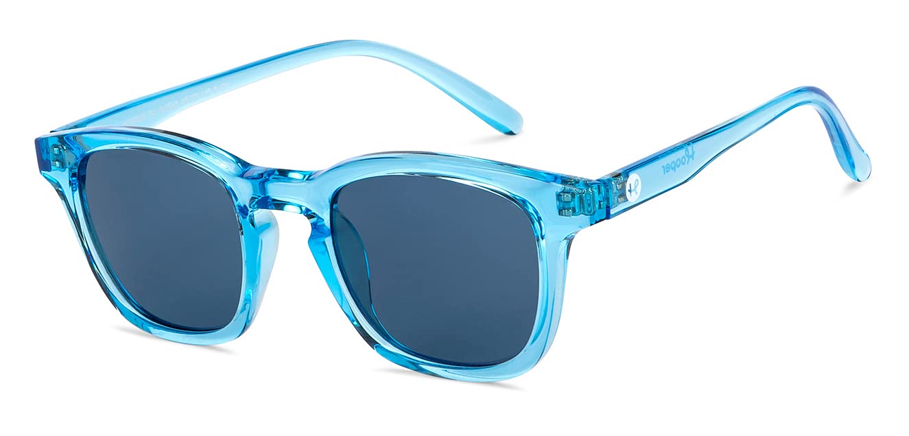 Hooper By Lenskart | Full Rim Square Kids Sunglasses | Polarized and 100% UV Protected | For Boys & Girls (Age 8-12 yrs) | HP S10111 (Blue Transparent)
