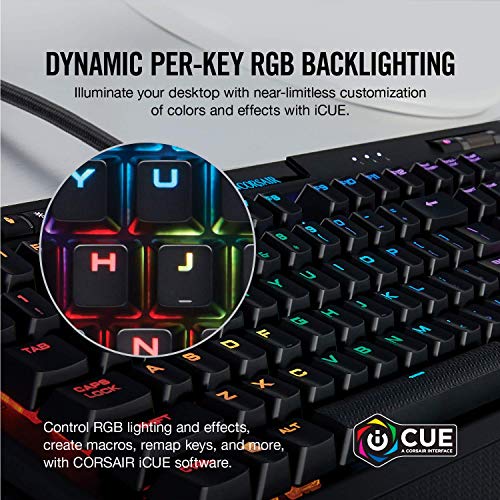 Image of (Refurbished) CORSAIR K70 RGB MK.2 Mechanical Gaming Keyboard - Cherry MX Brown - Black
