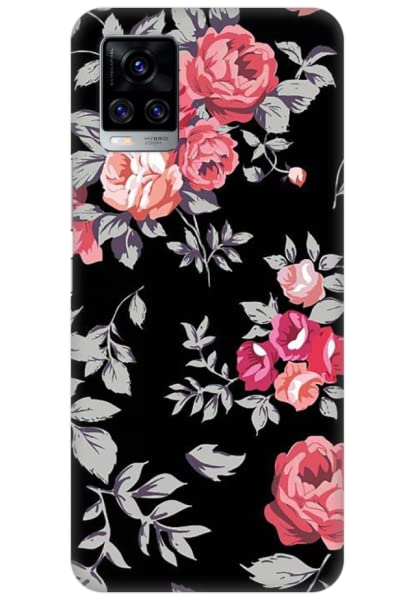COBERTA Printed Back Cover for Vivo V20 Pro Back Cover Case - Pink Black Girly Floral Flowers (B0B3DWC4Z2) Amazon Price History, Amazon Price Tracker