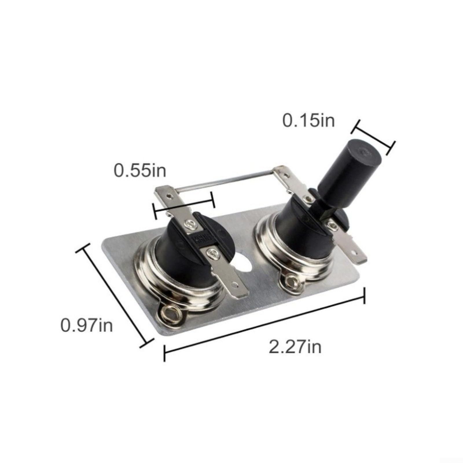Set di ricambio per riscaldamento dell'acqua RV 5 in 1 con scheda di controllo 520814, termostato ed elettrodo di accensione per Suburban SW-4D SW-6D SW-10D 12 V per kit di riparazione camper