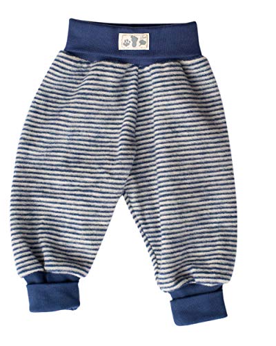 Lilano, Baby Fleece Hose, 100% Wolle (kbT) (DE/NL/SE/PL, Numerisch, 56, Marine/Natur)