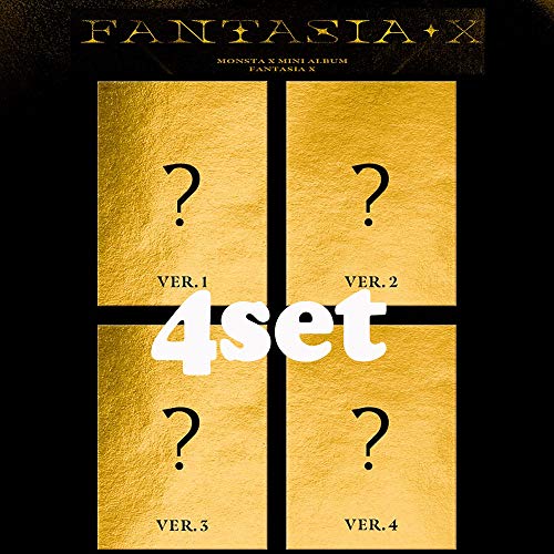 MONSTA X - MINI ALBUM [ FANTASIA X ] モンスターエックス ミニアルバム[ ４アルバム セット] + 4ポスター折りたたんで発送のサムネイル