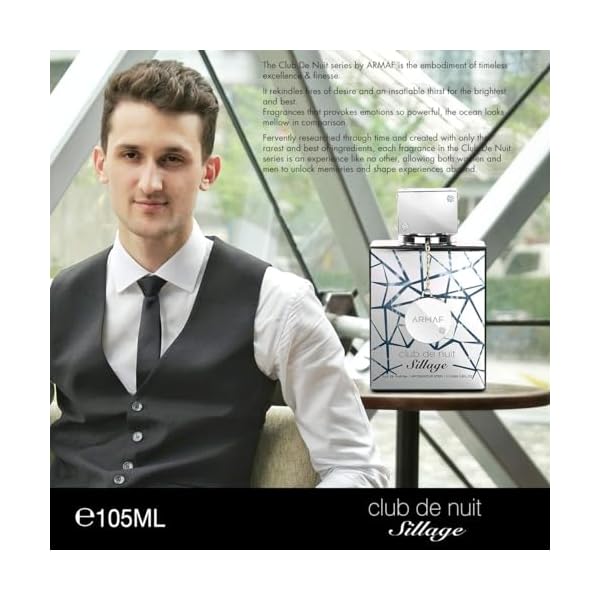 Armaf Club De Nuit Sillage EDP Spray Men 3.6 oz - Image 6