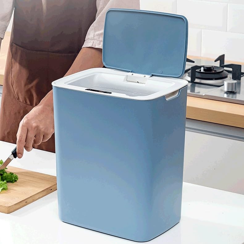 Smart Bathroom Trash Can Automatic Bagging Can Touchless Narrow Smart Sensor Garbage Bin Smart Home image 5