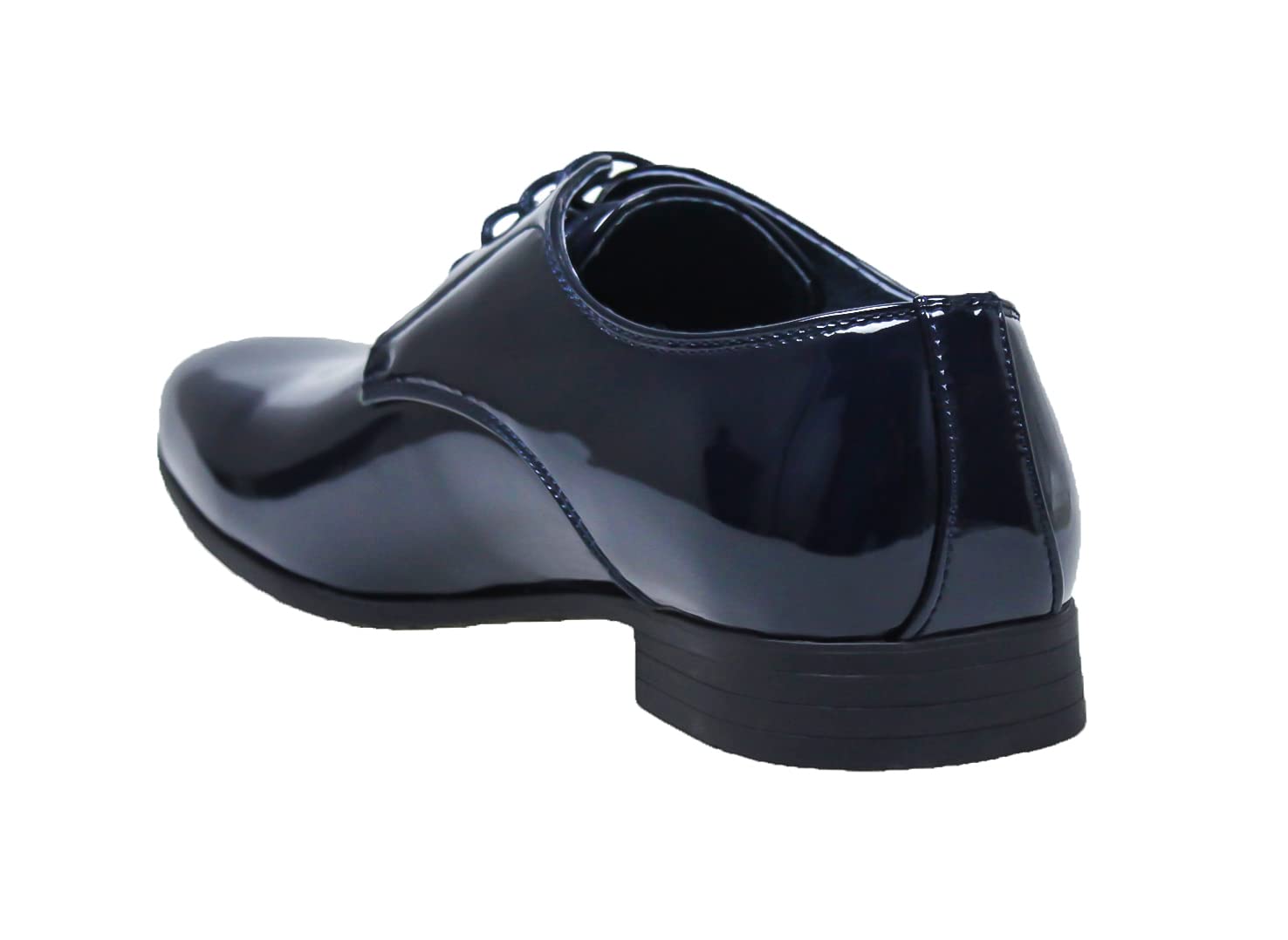 Zapatos de hombre Class Azul Oscuro Pintura Línea Clásica Elegantes Ceremonia