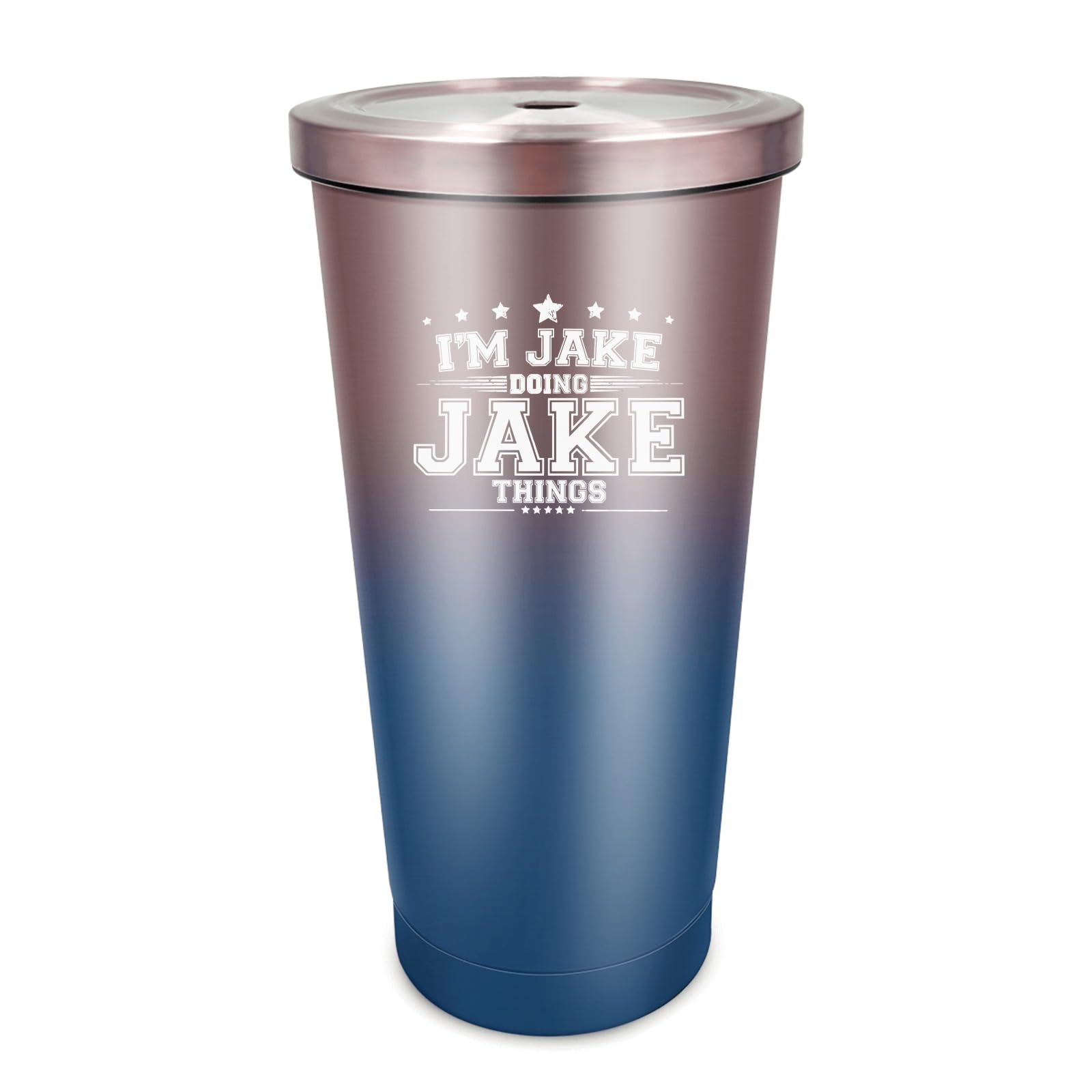 I'm Jake Doing Jake Things Cool Tumbler With Lids,Gifts For Teacher,Ice Coffee Water Bottles For Gym