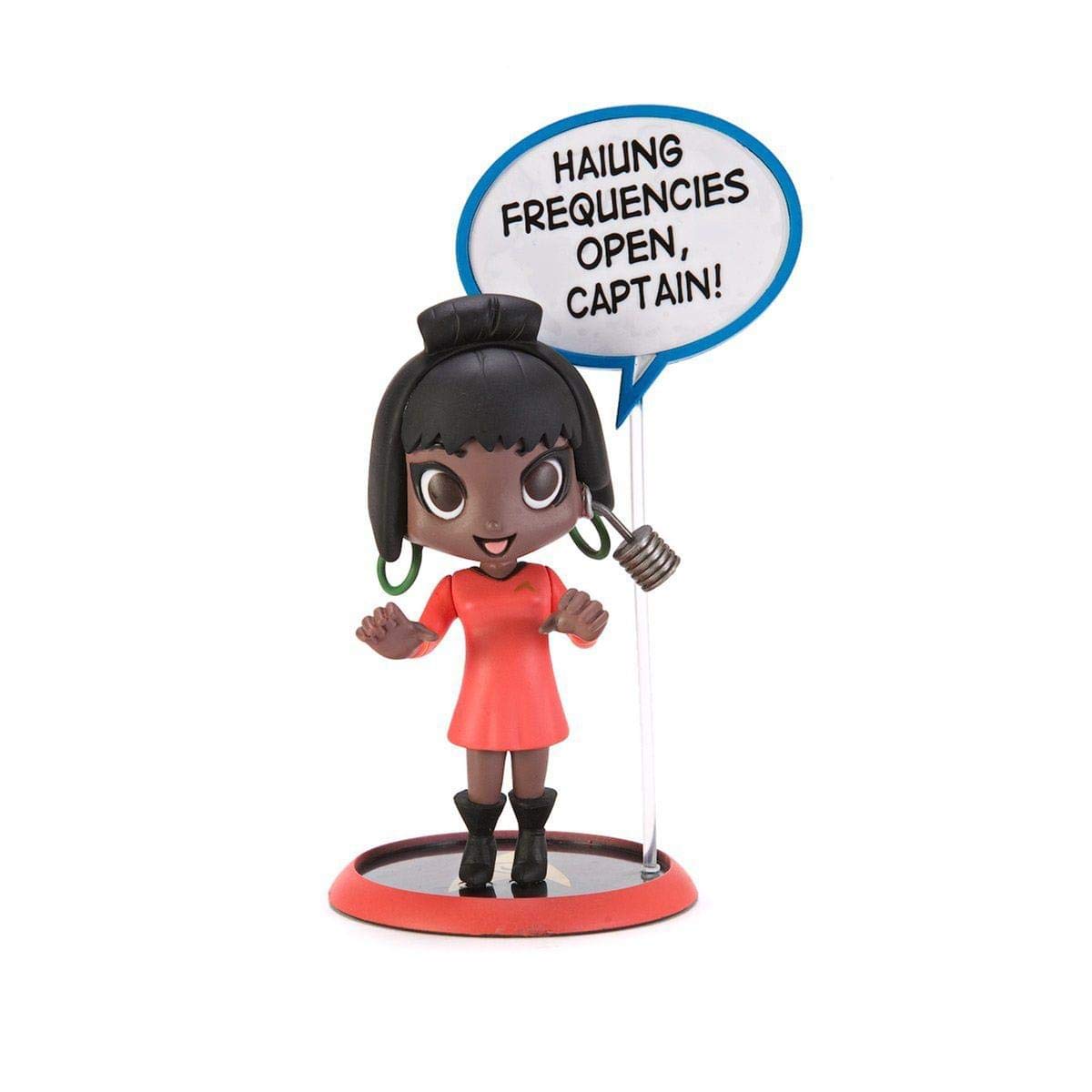 Figura Star Trek Uhura Q-Pop muñeco coleccionable merchandising original
