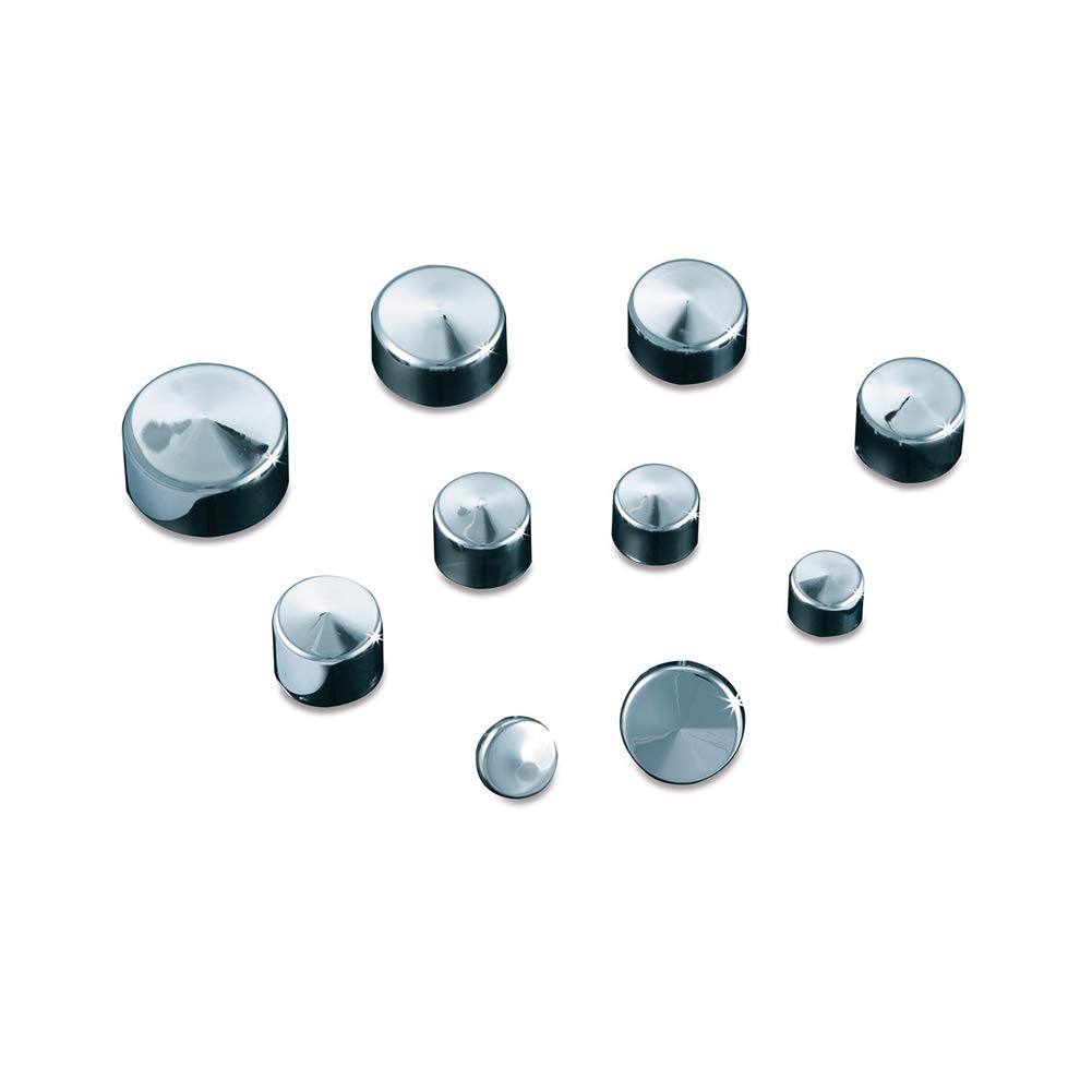 TCMT 83-Piece Engine Bolt Cap Cover Kit – Fits Harley Davidson Twin Cam (Black Plastic)
