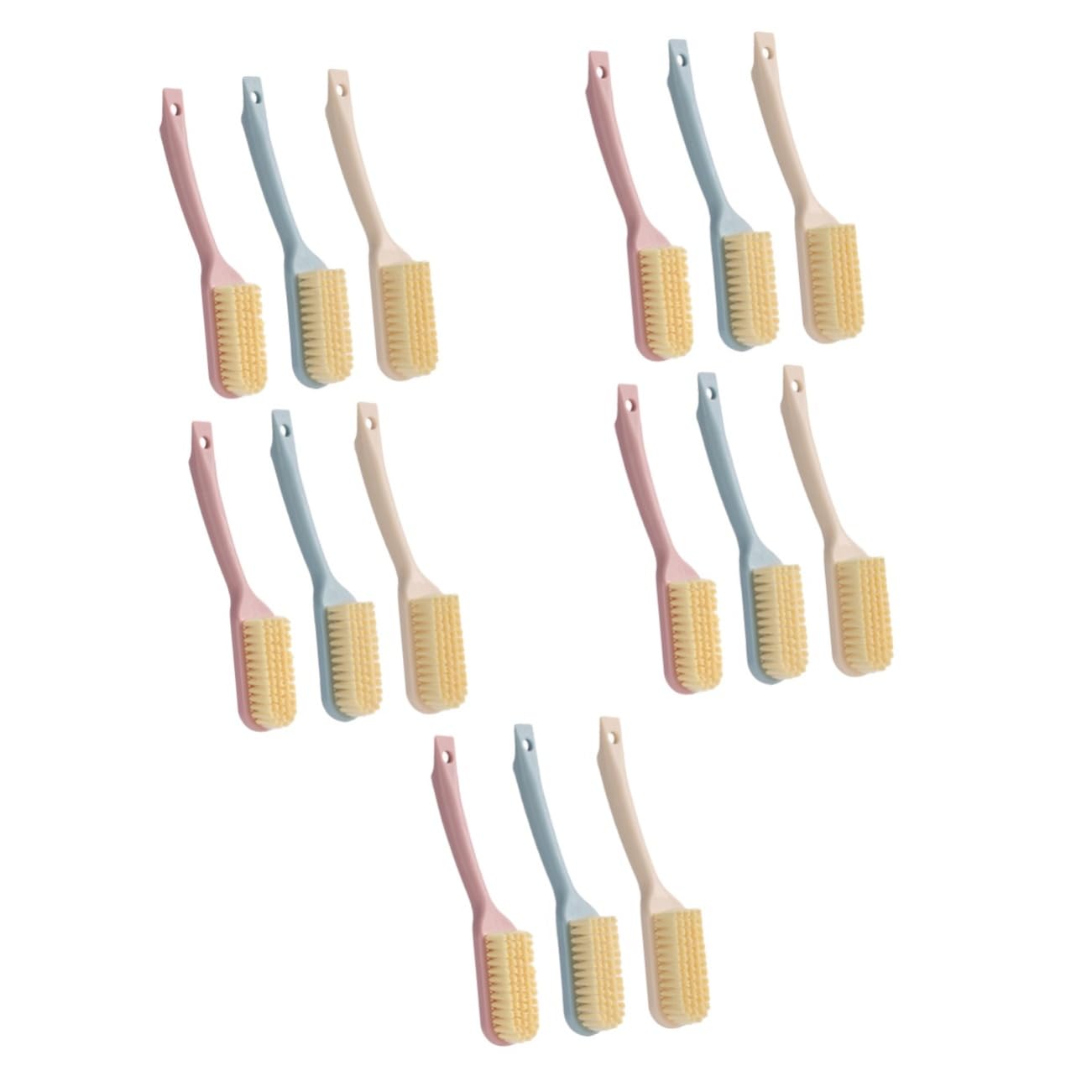 FRCOLOR 5 Set Spazzola Per La Pulizia Delle Scarpe Spazzola Per La Pulizia Delle Scarpe Dure Spazzola Per La Pulizia Delle Spazzole Per La Pulizia Delle Spazzola 3 pezzi*5