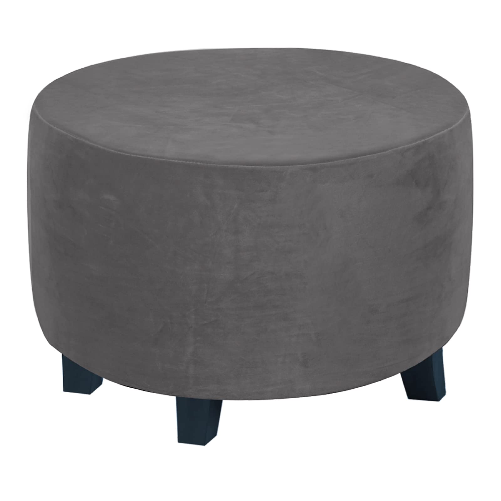 Housse de repose-pieds lavable bleu clair pour un salon propre et accueillant en famille