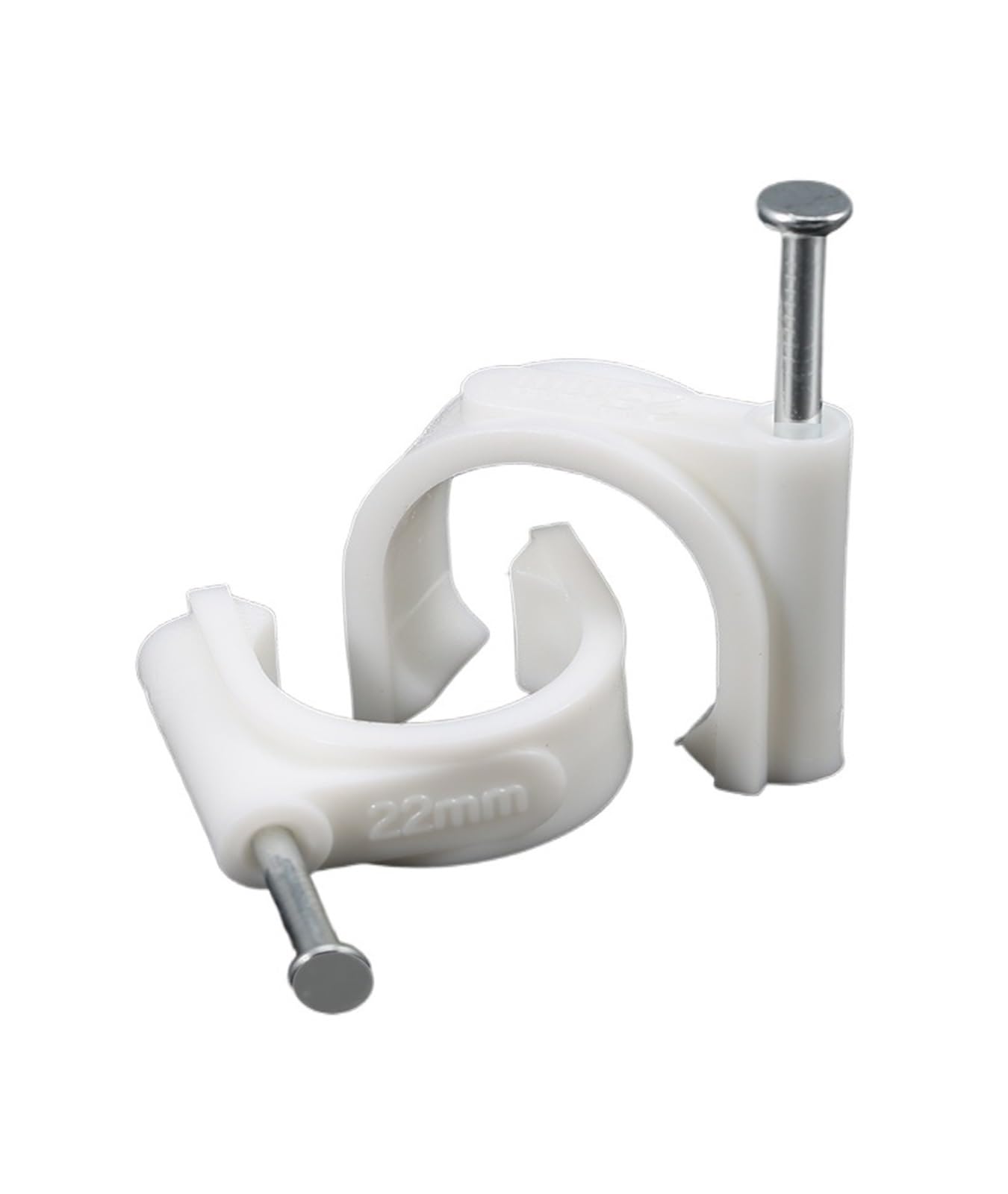 Clips for cables de clavos, abrazadera gestión con clip for acero 4-50 mm(9mm(100pcs))