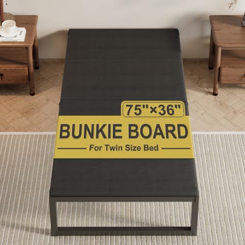 Lutown-Teen Bunkie Board Twin Under Mattress High-Density Polymer