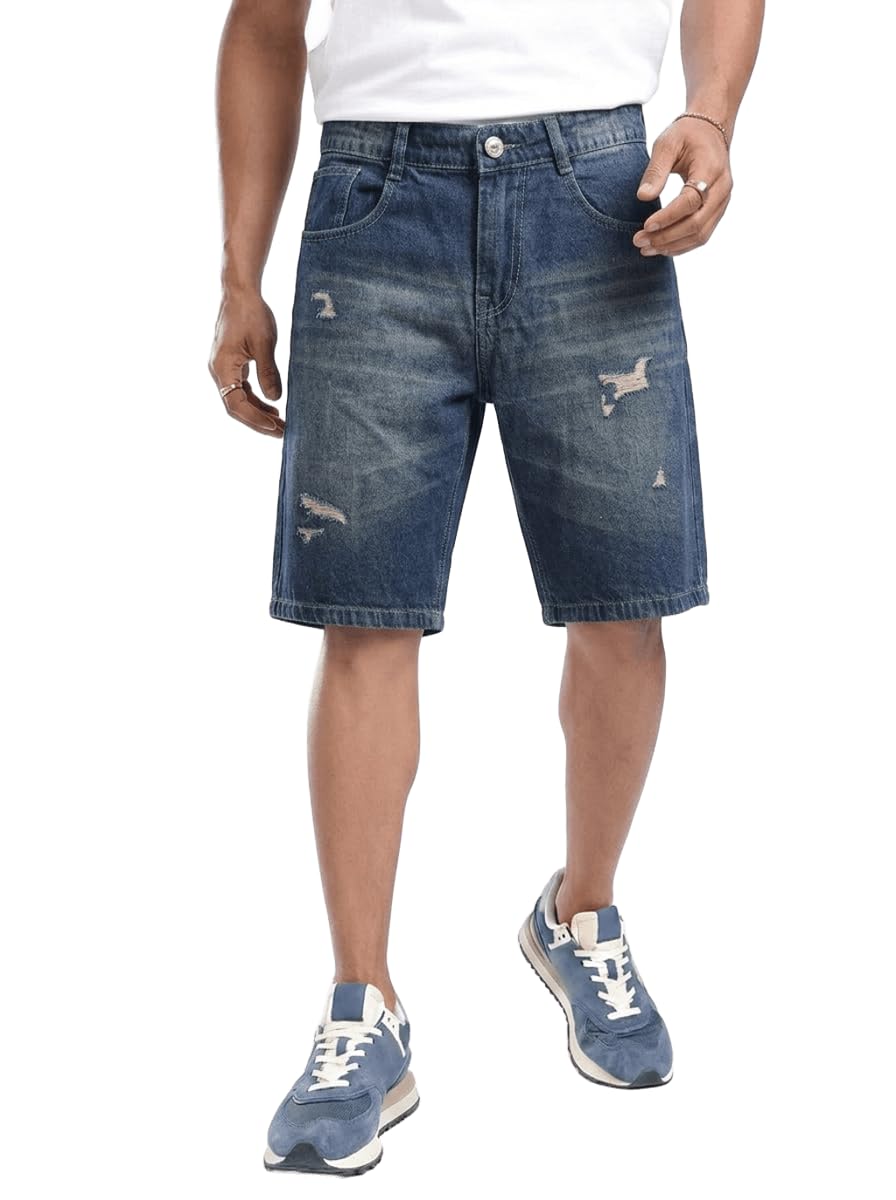 acuan Men's Denim Shorts-picture-27