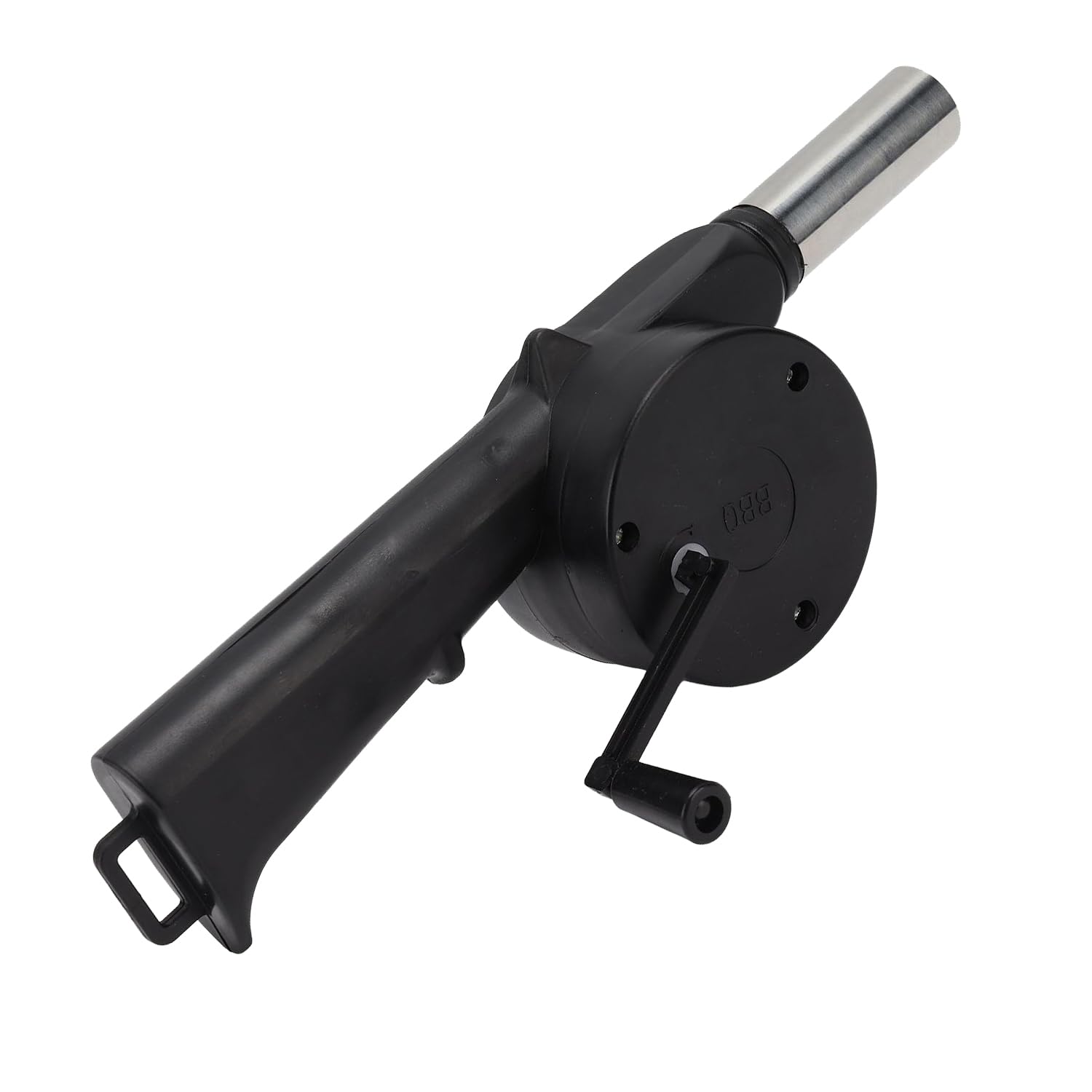 ORILEY BBQ Fan Air Blower Manual Hand Crank Powered Barbecue Grill Tool Fire Starter for Outdoor Picnic Cooking Charcoal Campfire Fireplace (Pack of 1, Black)-image-49
