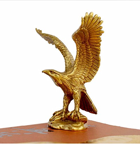 Yunhao Chinesische Bronze-Statue Adler / Falke Figur aus Messing