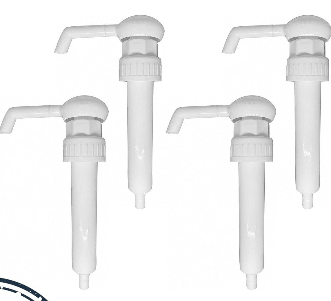 Ibex Mart 5L 38Mm Pump Dispenser For 5 Litre Containers For Gallon Jug Bottles, 15Ml Dosage Pack Of 4