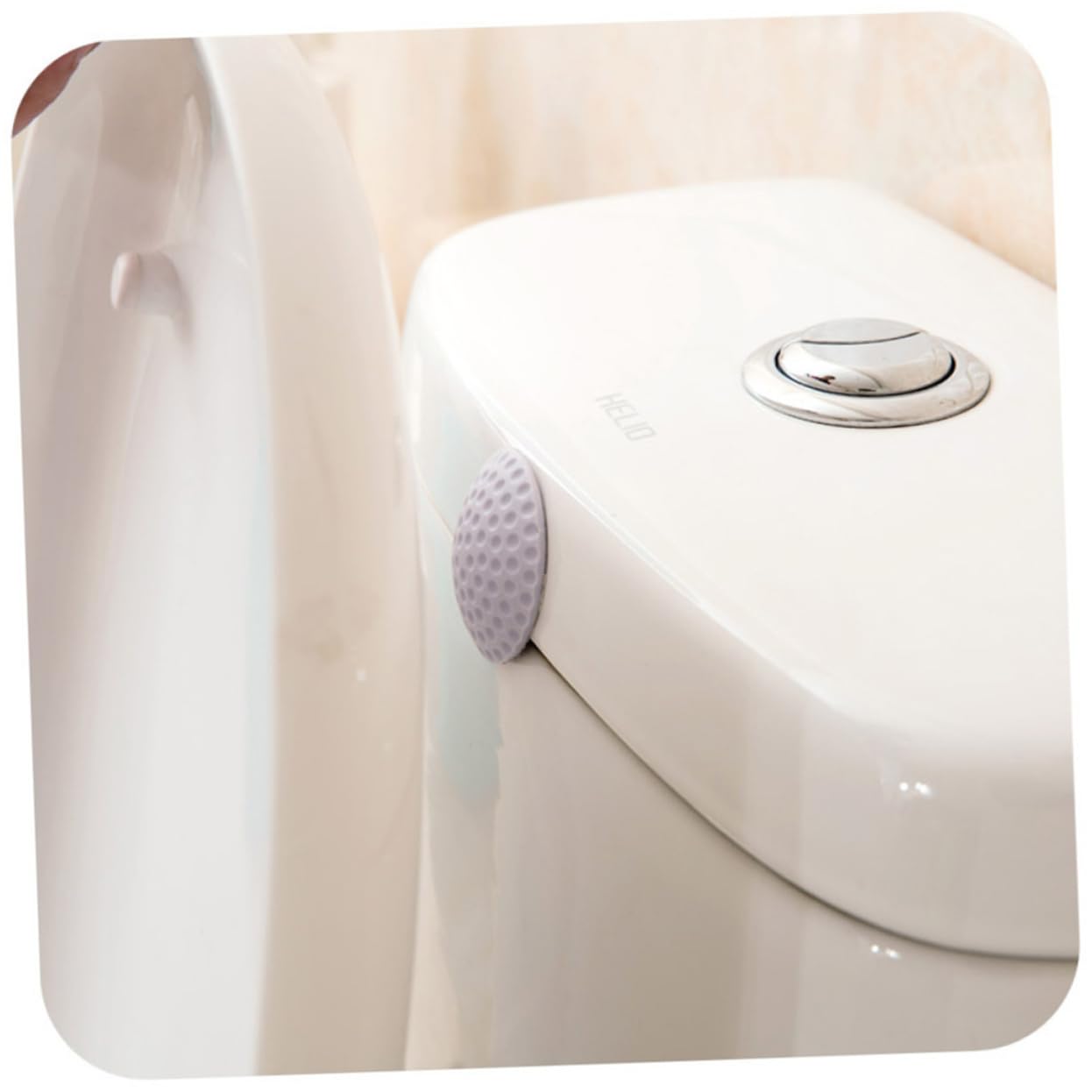 VILLCASE 4pc Crash Pad Door Frame Protector Bumper Wall Protector Under Door Noise Stopper Wall Stick