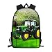 3D-Druck, Frühling, Ackerschlepper, Kirschbäume, Rasen Schultasche,Kindergarten Schultaschen, Kinder Schultaschen, Jugend Laptop Rucksäcke