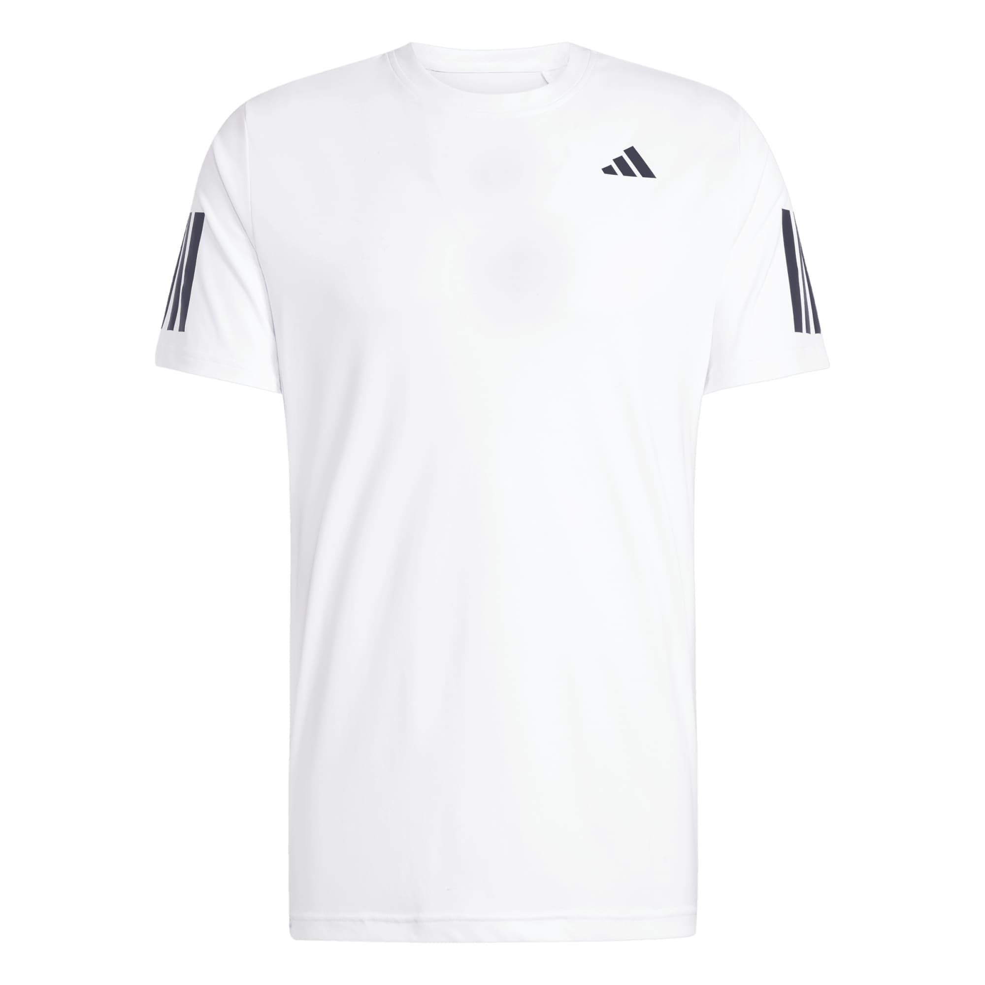 adidas Men's Club Tennis Climacool 3-Stripes Shirt, White, XXL