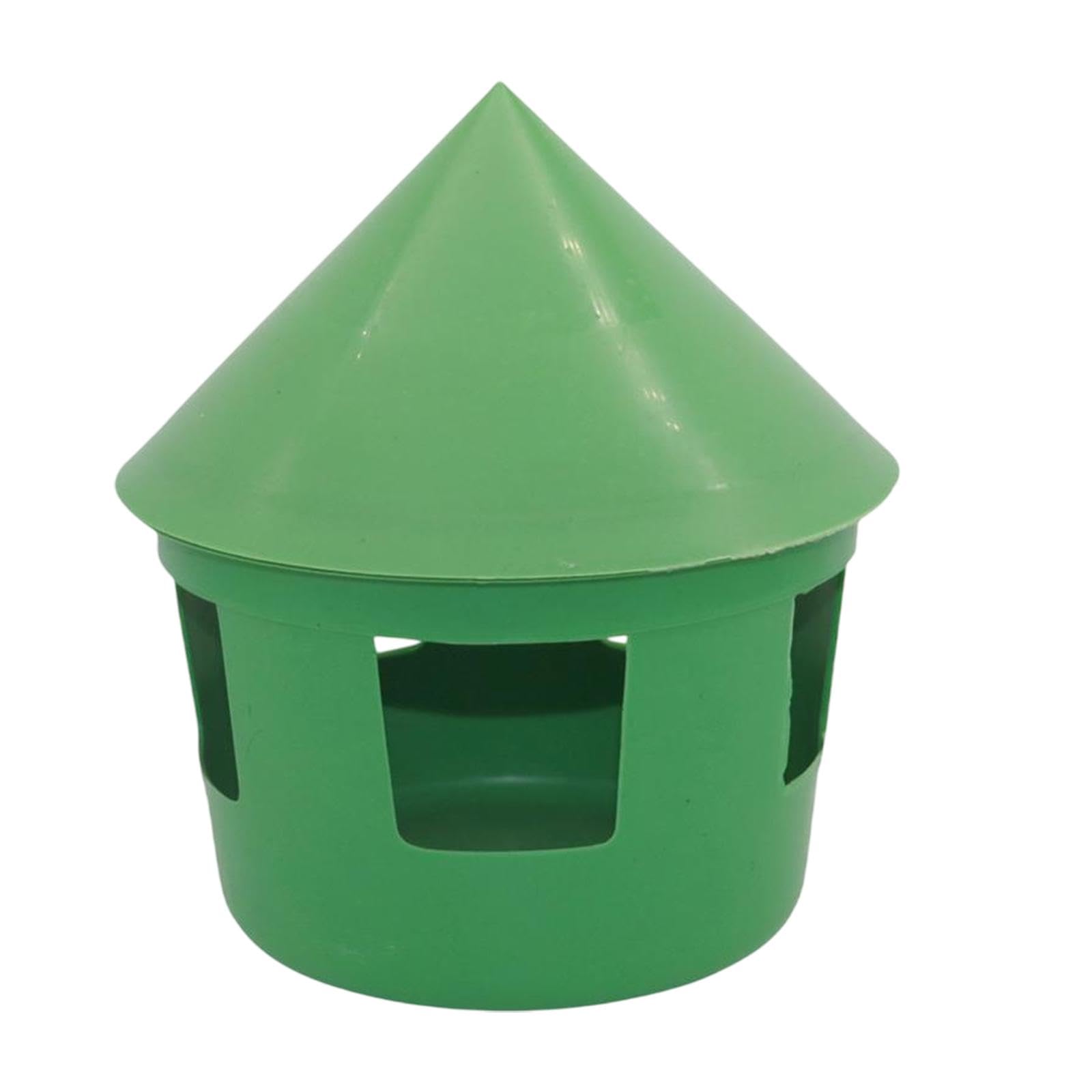 Sharplace Pigeon Feeder House Dustproof Pet Bird Feeder Backyard Food Container Bird Dispenser Parrot Food Container for Hen Geese